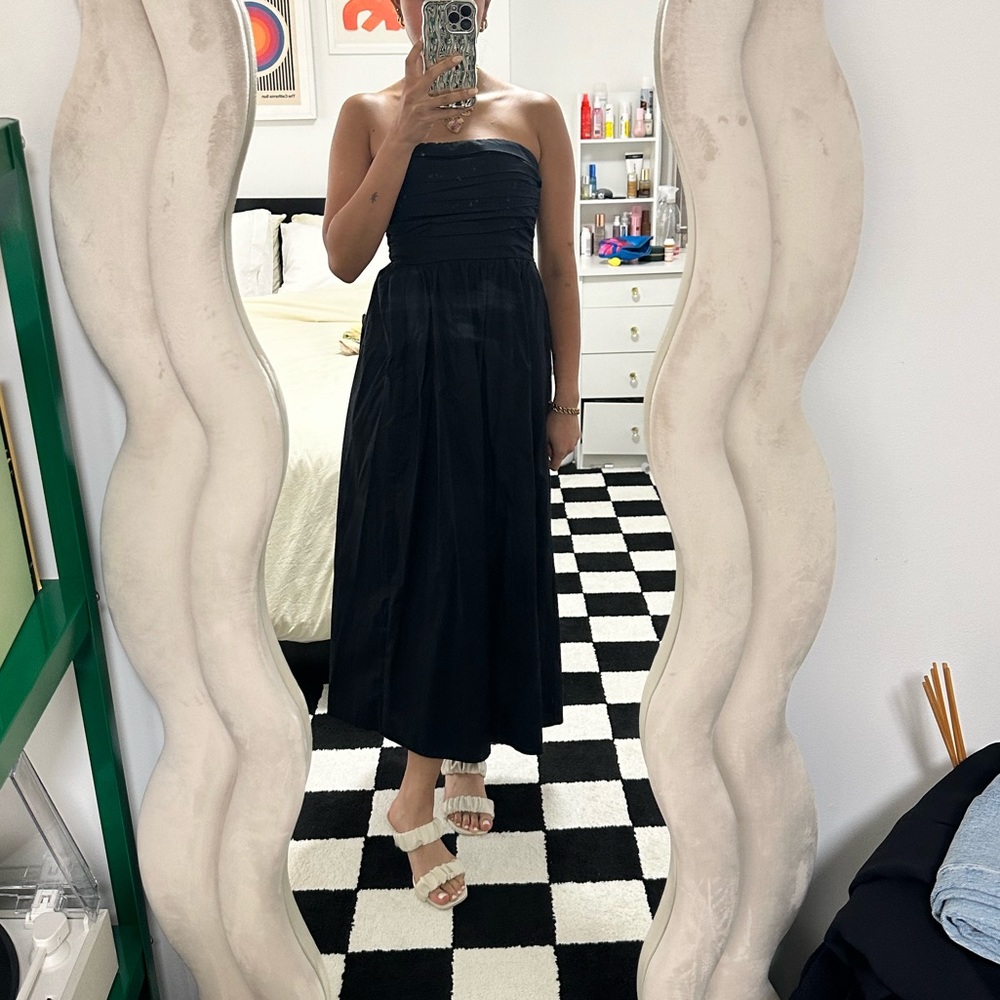 COPY - Abercrombie and Fitch poplin midi dress